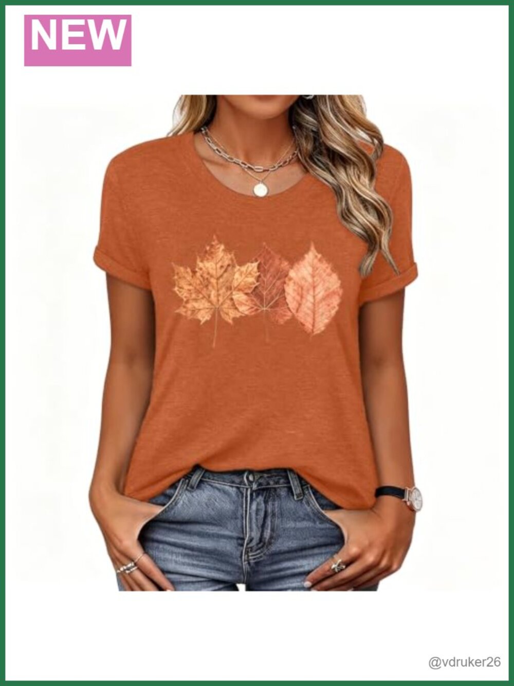 Leaf Graphic Tank Top Plant Print Sleeveless Hiking Shirt Cotton Blend